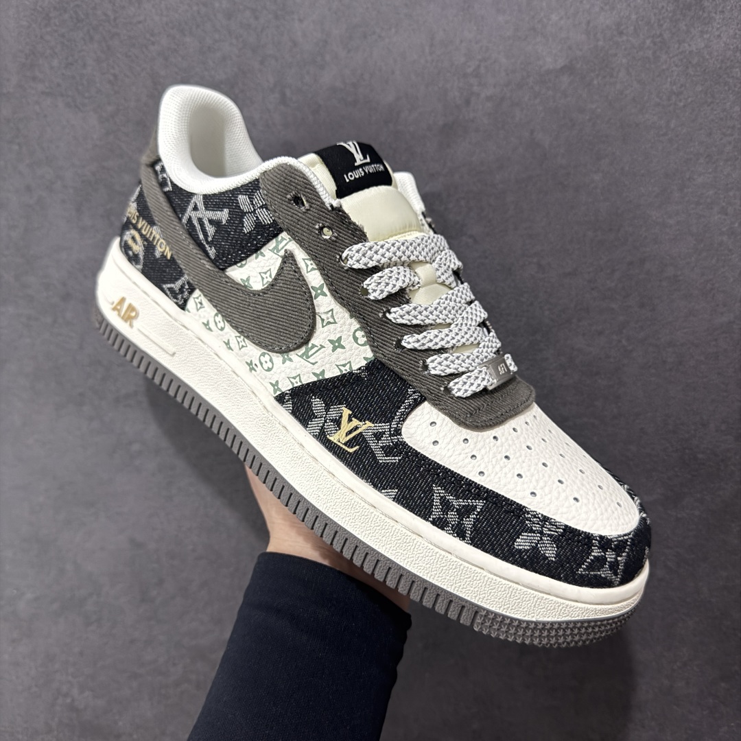  
【定制版】Nike Air Force 1'07 Low LV联名 黑金 空军一号低帮休闲板鞋 JJ