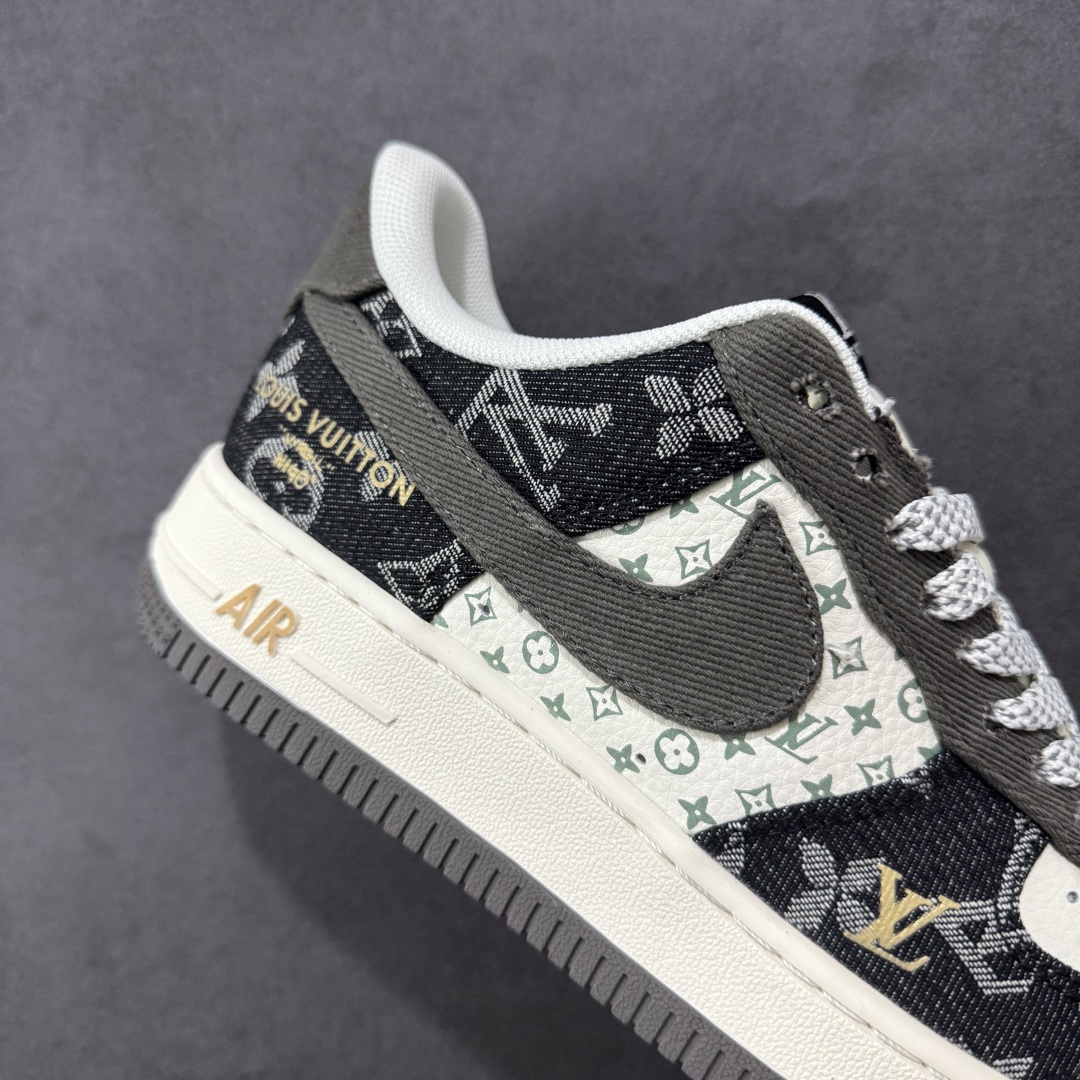  
【定制版】Nike Air Force 1'07 Low LV联名 黑金 空军一号低帮休闲板鞋 JJ
