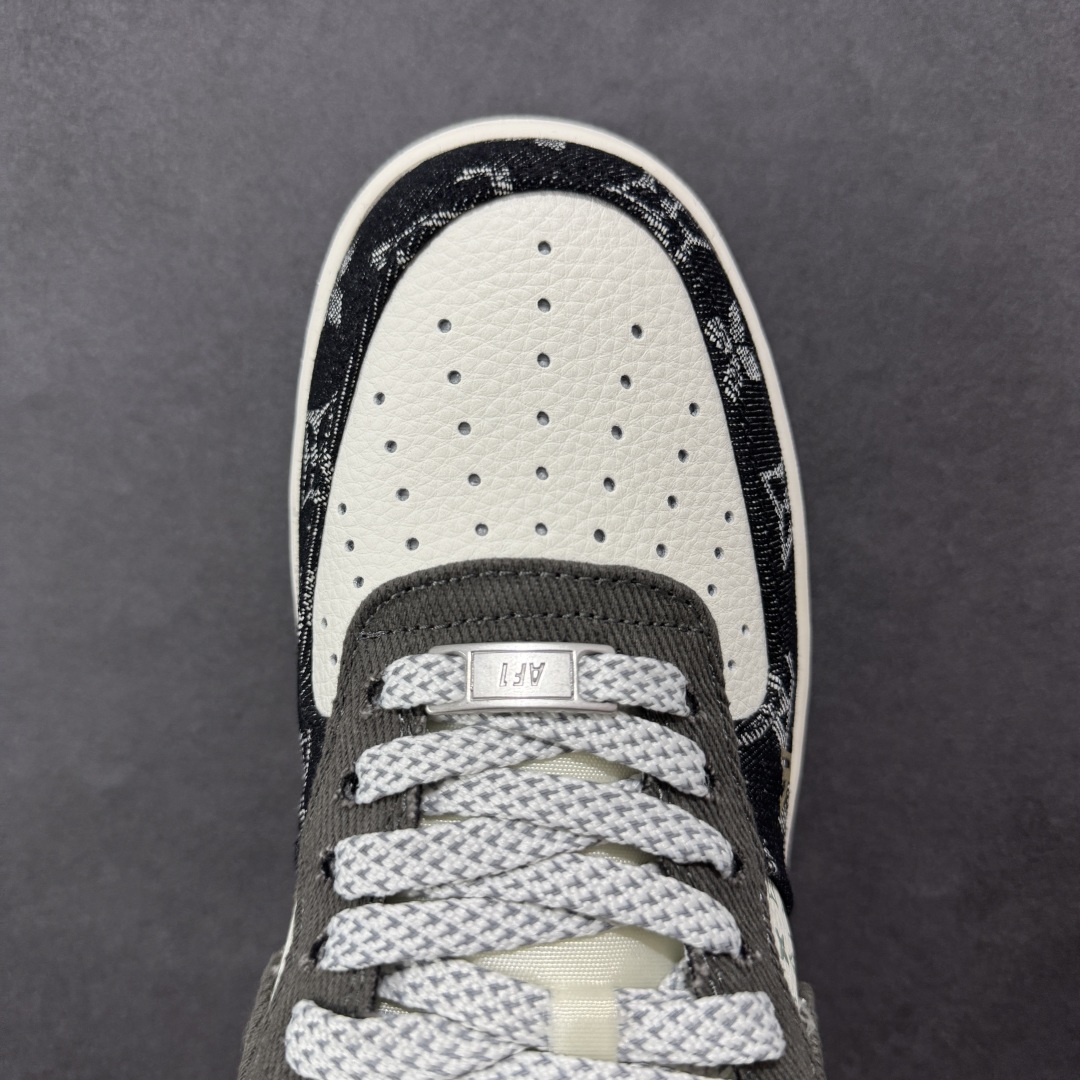  
【定制版】Nike Air Force 1'07 Low LV联名 黑金 空军一号低帮休闲板鞋 JJ