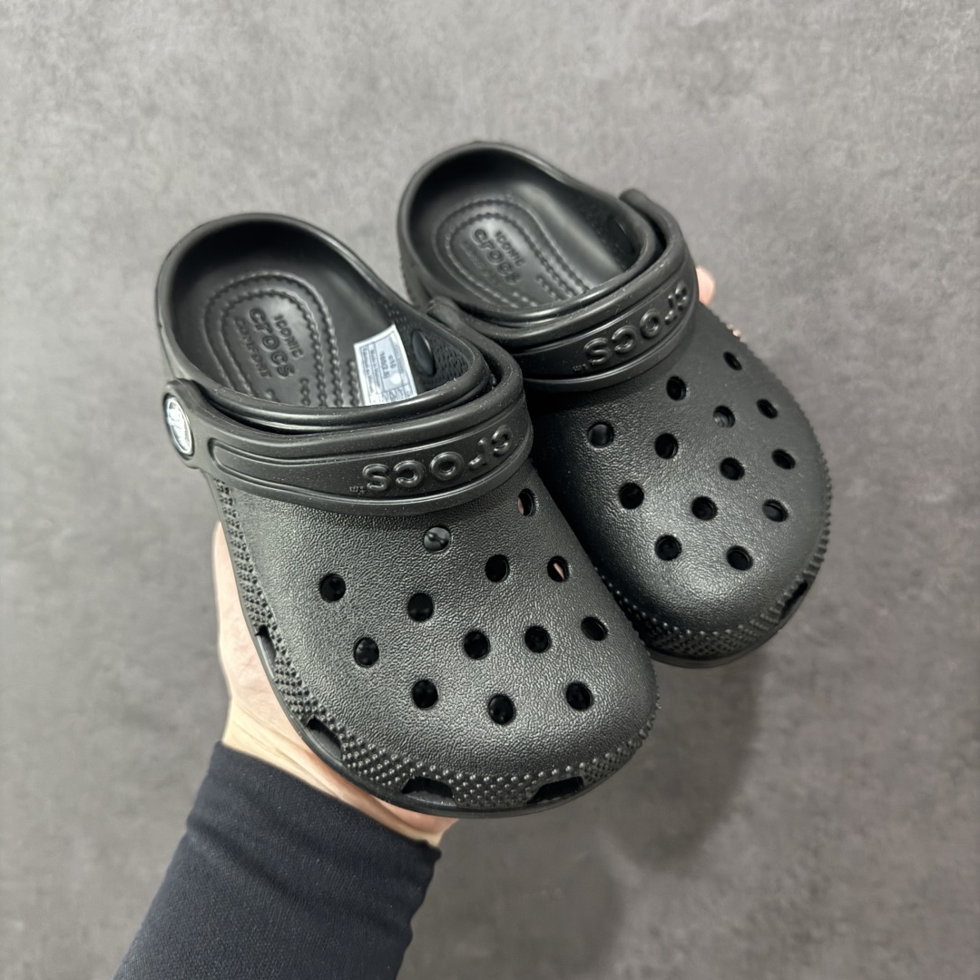【公司级】童鞋 Crocs Classic Clog 卡骆驰 经典明星洞洞凉鞋  #透明防水袋包装 注意配件需单独购买 超轻Croslite专利材料打造 鞋面更加耐用易清洗  尺码:C8(25)C9(26) C10(27)C11(28)C12(29)C13(30-31)J1(32)J2(33-34)J3(35-36)-选品中心