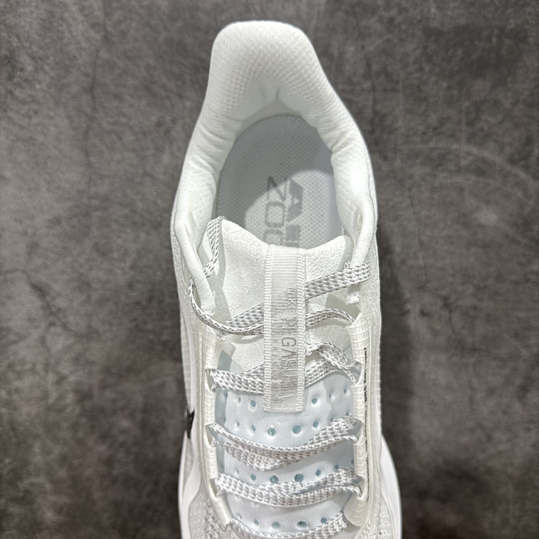 图片[8]-【S版纯原】Nike Pegasus Premium Airscape 舒适百搭减震防滑耐磨透气 低帮跑步鞋     低帮跑步鞋，白银配色，简约又不失活力，上脚超吸睛。  它不仅颜值高，性能更是一绝！  全掌气垫科技，减震防滑超耐磨，每一步都能感受到强劲回弹，给双脚舒适支撑。  透气鞋面，跑步时双脚也能自由呼吸。    #独家原包 原底原料 开模打造  #原厂鞋标 高精密准度  #原楦原纸板开发 匹配原版98%以上  #后跟弧度 正确呈现  #原厂皮料 质感无敌  #皮料切割干净 无任何毛边 清洁度细节完美    货号：HQ2592-102    尺码：35.5 36 36.5 37.5 38 38.5 39 40 40.5 41 42 42.5 43 44 45 46.5-选品中心