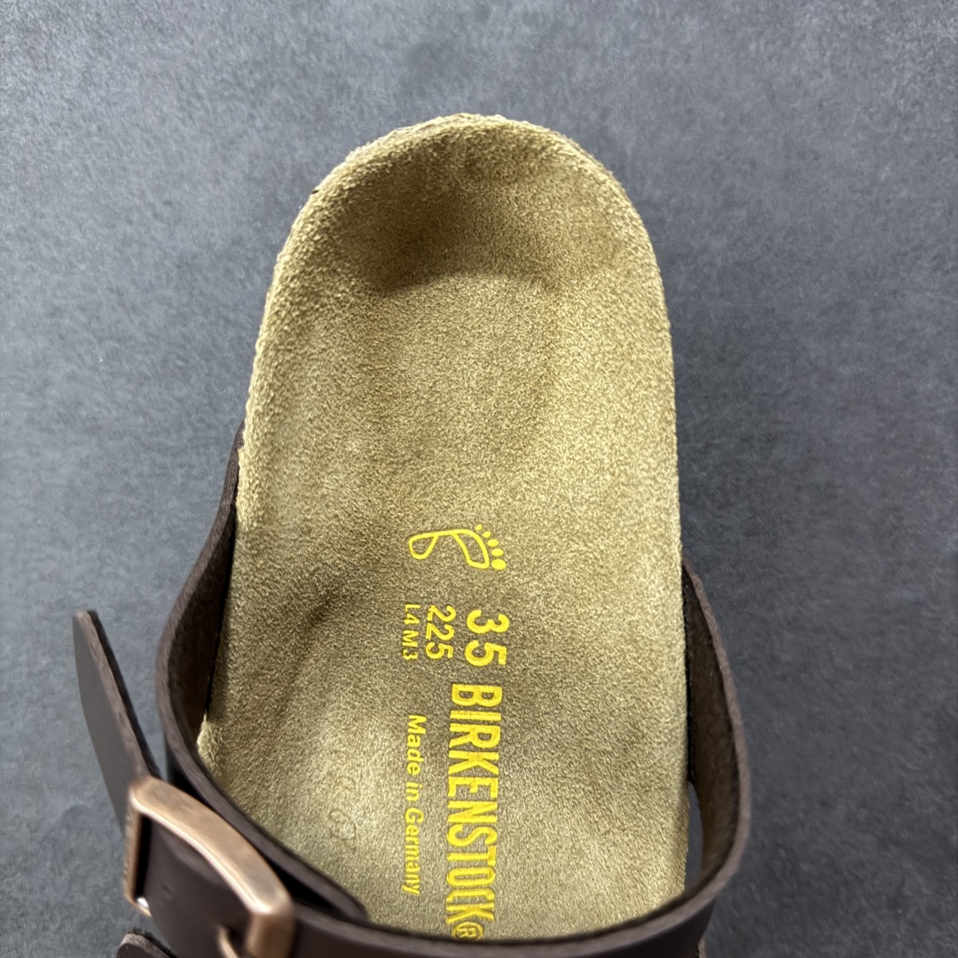 图片[7]-【广东纯原版本】Birkenstock Ramses 系列 勃肯夹趾皮革绒面双扣时尚人字拖拖鞋 牛皮绒面革质地柔软 搭配可调节鞋扣提升穿着舒适度 人体工学设计分散脚部压力 保护脚踝 软木乳胶鞋床具有一定的收缩性 长时间穿着后能贴合脚型 EVA鞋底回弹性和抗张性力高 具有良好的防震、缓冲性 四季皆宜 柔软的鞋床采用额外的泡沫缓冲层 提供额外的舒适感和全天支撑 全网独家首发 源于德国的严谨工艺 牛巴戎面 中层松木 EVA 三层组合大底 优质牛皮面料五金扣 出口订单 尺码：35-44-选品中心