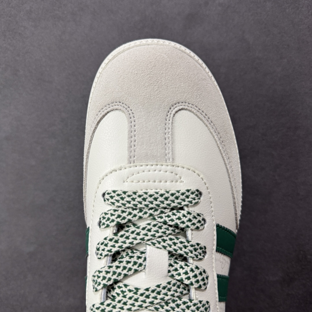  
【定制版】adidas originals Samba OG x GUCCI 灰白绿
桑巴舞系列复古