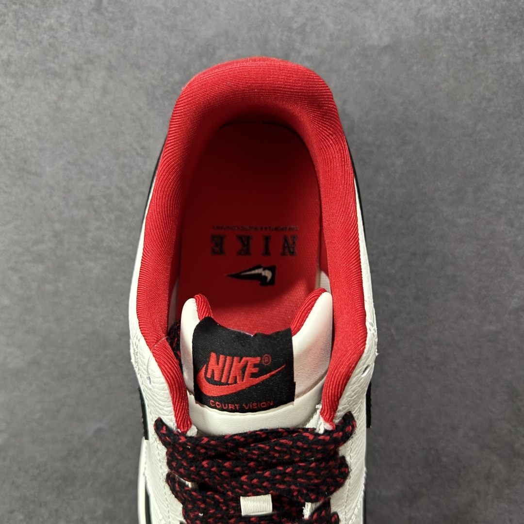 图片[7]-【定制版】Nike Court Vision Low x Supreme 黑白红 休闲运动板鞋 纯原版本 低帮百搭透气休闲运动板鞋，经典耐用的设计 兼顾舒适脚感和出众风范，演绎匠心之作 结构性的支撑贴合感结合复古篮球设计，塑就场外全明星风范 货号： FD5188 132 尺码：36 36.5 37.5 38 38.5 39 40 40.5 41 42 42.5 43 44 44.5 45-选品中心