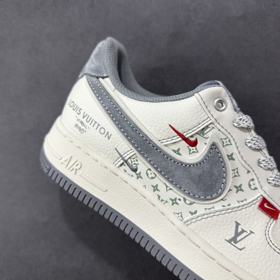 图片[6]-【定制版】Nike Air Force 1\’07 Low LV联名 米灰小双勾 空军一号低帮休闲板鞋 YX5066-350  #原楦头原纸板 原装鞋盒 定制五金配件 内置全掌气垫 原厂鞋底  尺码：36 36.5 37.5 38 38.5 39 40 40.5 41 42 42.5 43 44 44.5 45-选品中心