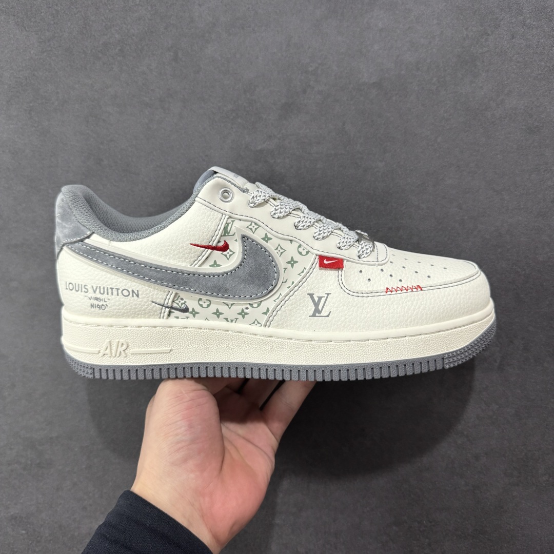 【定制版】Nike Air Force 1\'07 Low LV联名 米灰小双勾 空军一号低帮休闲板鞋 YX5066-350  #原楦头原纸板 原装鞋盒 定制五金配件 内置全掌气垫 原厂鞋底  尺码:36 36.5 37.5 38 38.5 39 40 40.5 41 42 42.5 43 44 44.5 45-选品中心