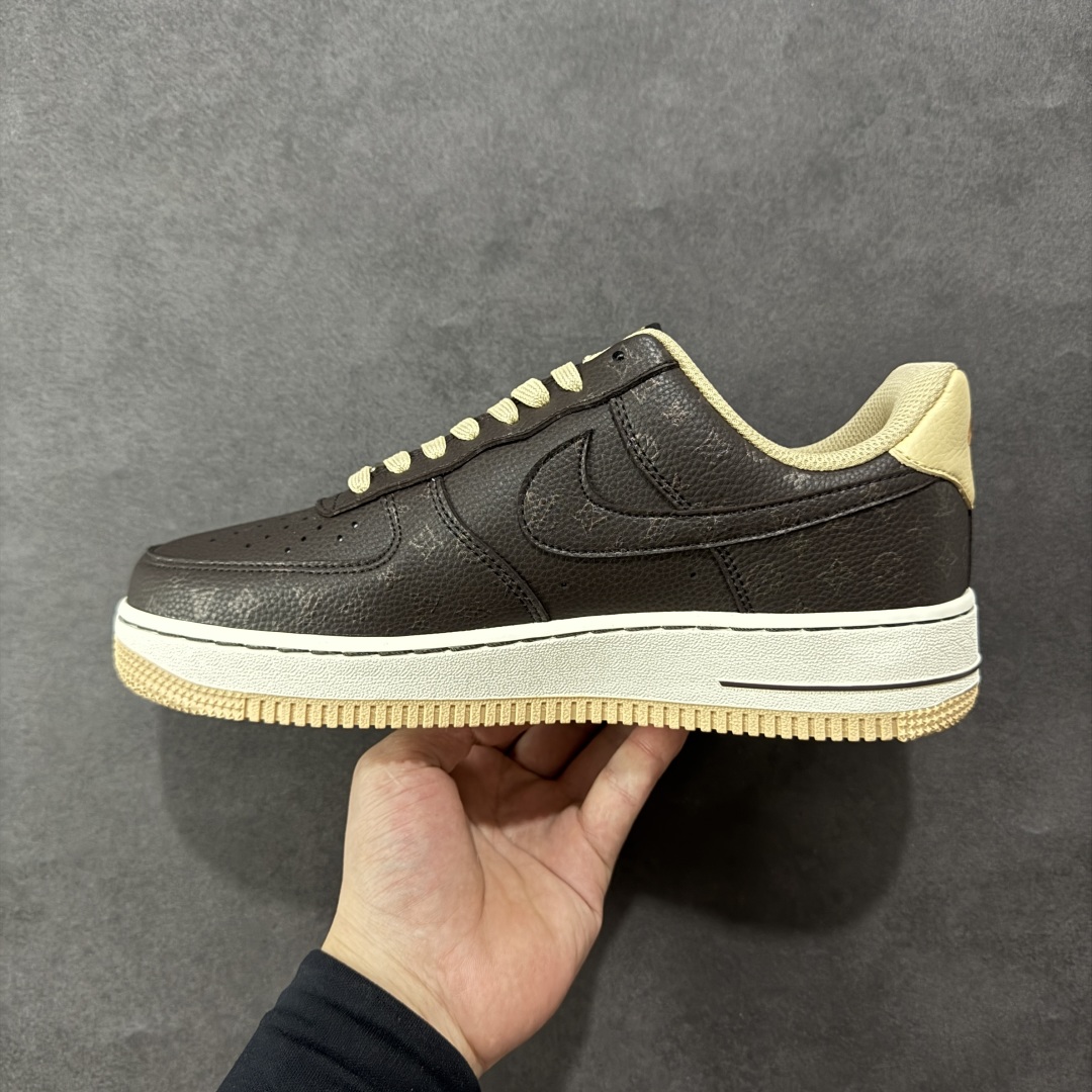 图片[2]-【定制版】Nike Air Force 1\’07 Low LV联名 咖啡粽 空军一号低帮休闲板鞋 LW9279-007  #原楦头原纸板 原装鞋盒 定制五金配件 内置全掌气垫 原厂鞋底  尺码：36 36.5 37.5 38 38.5 39 40 40.5 41 42 42.5 43 44 44.5 45-选品中心