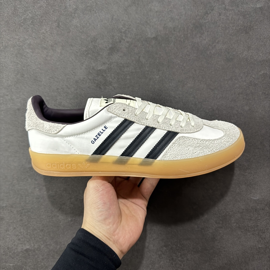  
【正确版】Adidas Originals Gazelle Indoor 三叶草休闲防滑耐磨低帮板鞋