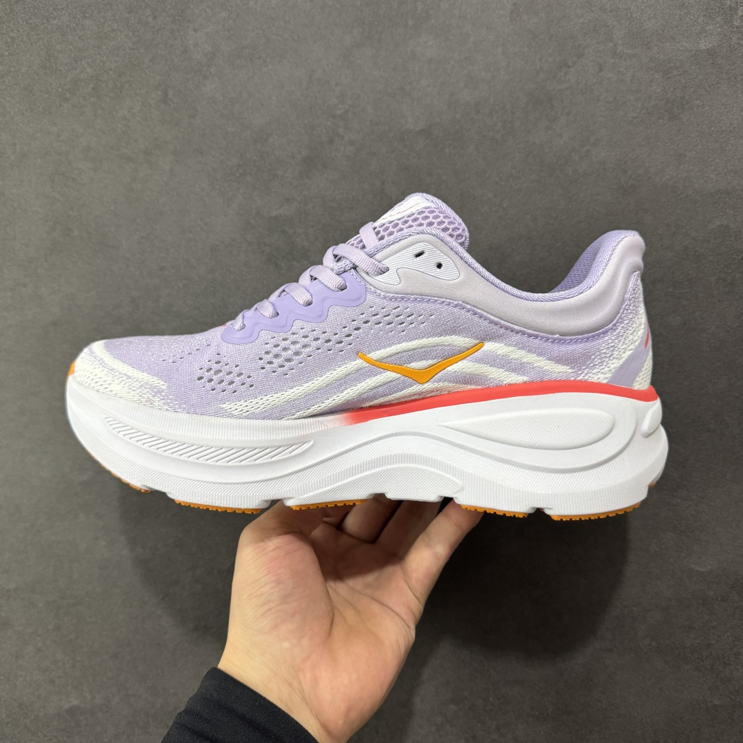 图片[2]-【公司级】HOKA One One BONDI 9 邦迪9代低帮厚底网织轻量休闲运动慢跑鞋 #升级原楦原纸版开发版型 #采用透气针织工程材料鞋面材质 #轻量化材料高弹力泡棉升级中底 #内嵌欧索莱Ortholite® 混合(再生)鞋垫 #外置耐磨防滑橡胶模块❗️ 尺码：36 36.5 37.5 38 39 40 40.5 41 42 42.5 43 44 44.5 45-选品中心