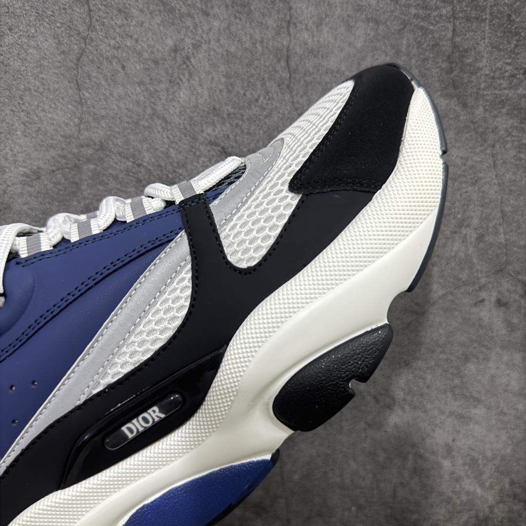 图片[6]-【广东礼盒版】Dior/迪奥B22 男鞋压花厚底系带休闲鞋多色拼接男款慢跑时装运动鞋 广东原产原楦原纸版数据开发 配置专柜购物袋及配件(配置抗压快递外包牛皮纸壳 采用光滑牛皮革组合网织布面材质 正确吸汗网布贴合海玻璃CD压纹鞋垫独家开发TPU弹力中底组合TR光泽耐韧锯齿橡胶大底 法国高奢时装品牌-迪奥·桀傲/Dior Homme B22 Trainer Sneaker系列复古厚底老爹风休闲运动慢跑鞋“生胶底” 这款单品从复古慢跑鞋汲取灵 感。采用厚实的低帮设计，精选牛皮与网眼织物拼接鞋面，搭配黑白相间的刻花橡胶鞋底。侧面带有浮雕“CD”标志装饰。 尺码：38 39 40 41 42 43 44 45 46-选品中心