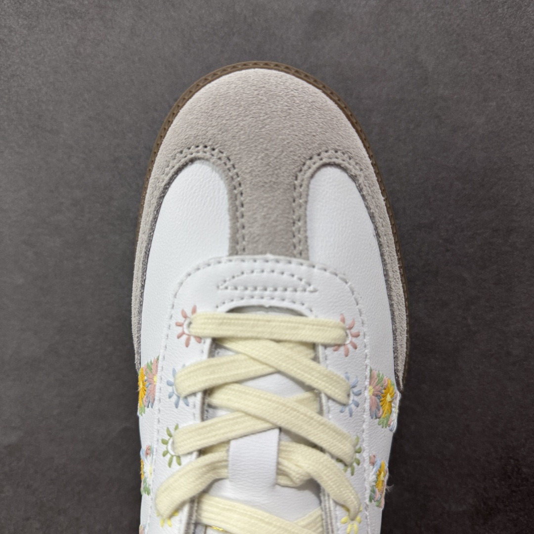  
【正确版】juice x adidas originals SAMBA OG Flower 花卉 白