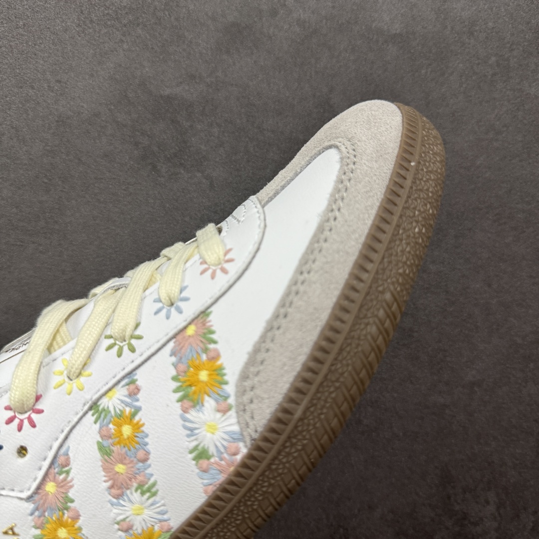  
【正确版】juice x adidas originals SAMBA OG Flower 花卉 白