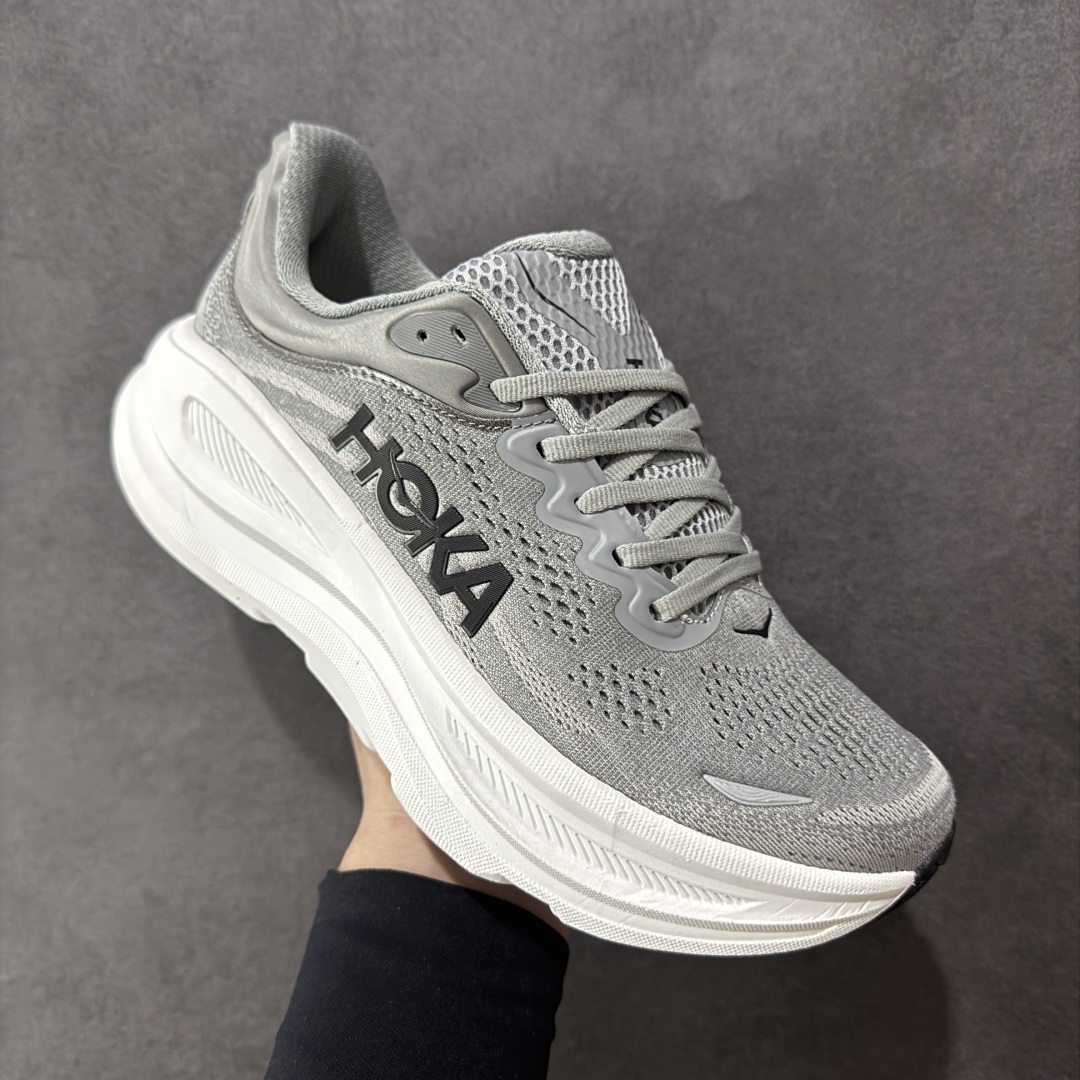 图片[3]-【公司级】HOKA One One BONDI 9 邦迪9代低帮厚底网织轻量休闲运动慢跑鞋 #升级原楦原纸版开发版型 #采用透气针织工程材料鞋面材质 #轻量化材料高弹力泡棉升级中底 #内嵌欧索莱Ortholite® 混合(再生)鞋垫 #外置耐磨防滑橡胶模块❗️ 尺码：36 36.5 37.5 38 39 40 40.5 41 42 42.5 43 44 44.5 45-选品中心