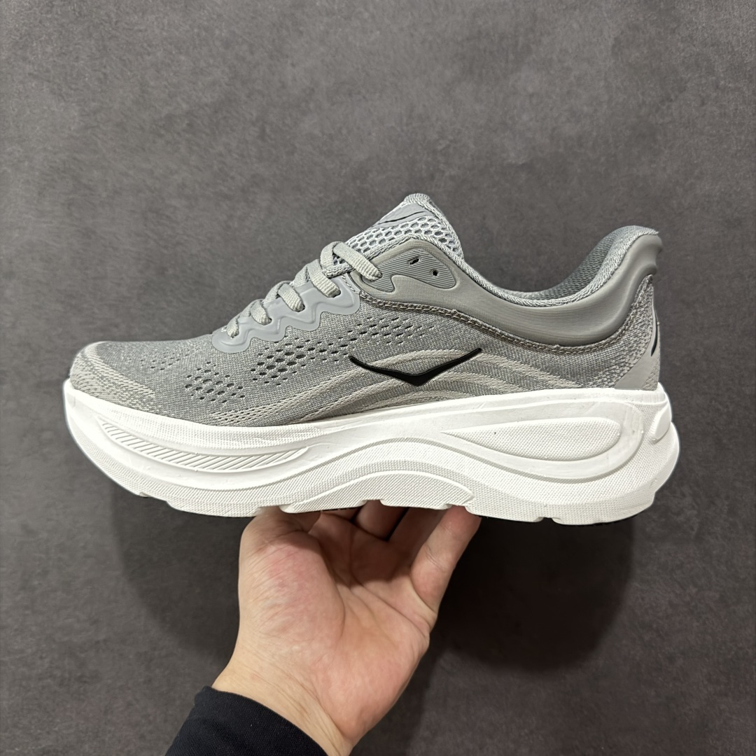 图片[2]-【公司级】HOKA One One BONDI 9 邦迪9代低帮厚底网织轻量休闲运动慢跑鞋 #升级原楦原纸版开发版型 #采用透气针织工程材料鞋面材质 #轻量化材料高弹力泡棉升级中底 #内嵌欧索莱Ortholite® 混合(再生)鞋垫 #外置耐磨防滑橡胶模块❗️ 尺码：36 36.5 37.5 38 39 40 40.5 41 42 42.5 43 44 44.5 45-选品中心