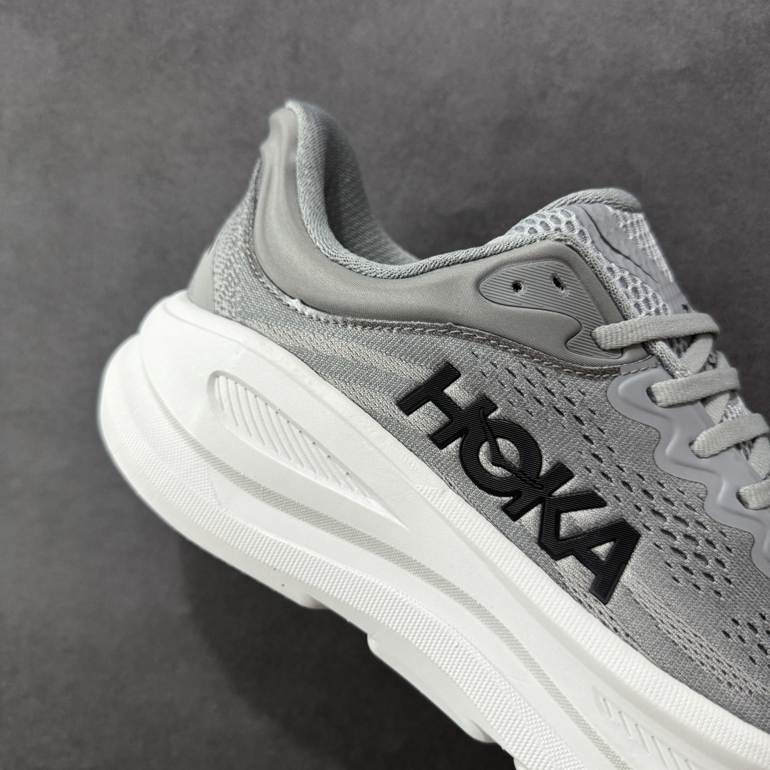 图片[6]-【公司级】HOKA One One BONDI 9 邦迪9代低帮厚底网织轻量休闲运动慢跑鞋 #升级原楦原纸版开发版型 #采用透气针织工程材料鞋面材质 #轻量化材料高弹力泡棉升级中底 #内嵌欧索莱Ortholite® 混合(再生)鞋垫 #外置耐磨防滑橡胶模块❗️ 尺码：36 36.5 37.5 38 39 40 40.5 41 42 42.5 43 44 44.5 45-选品中心