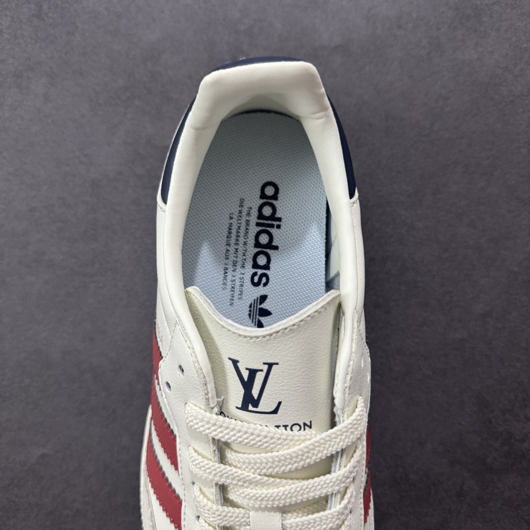 图片[7]-【定制版】Adidas SAMBA OG 德训鞋 LV联名款 高端定制桑巴系列 大厂纯原品质出货 超高清洁度 细节完美 舒适百搭 低帮休闲板鞋 男女同款 货号：GJ75811 尺码：36-45-选品中心