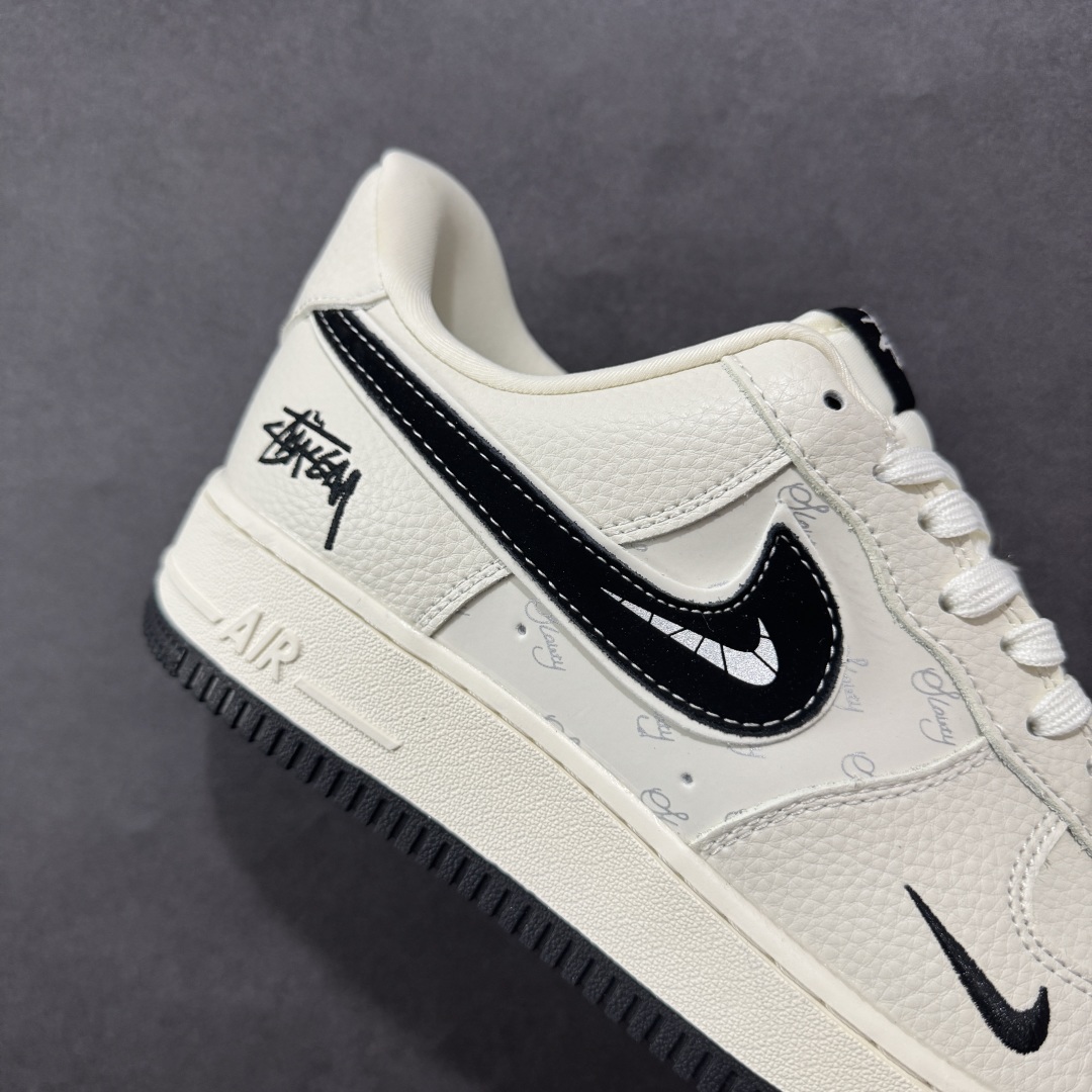 图片[6]-【定制版】海外限量发售！公司级NIke Air Force 1 \’07 Low “斯图西联名——白黑”空军一号 低帮 运动鞋 休闲鞋 折边针车 工艺难度大 原楦头原纸板 原装鞋盒 定制五金配件 内置全掌气垫 原厂鞋底 货号：KK1988-093 尺码：36 36.5 37.5 38 38.5 39 40 40.5 41 42 42.5 43 44 44.5 45-选品中心