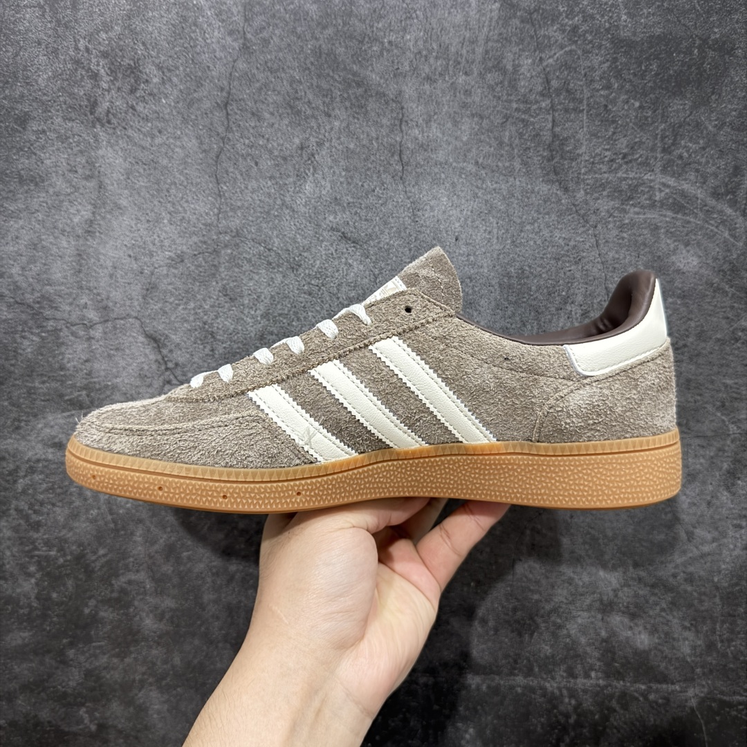  
【纯原版】Adidas Handball Spezial  阿迪达斯经典款牛皮复古休闲板鞋 棕白生胶