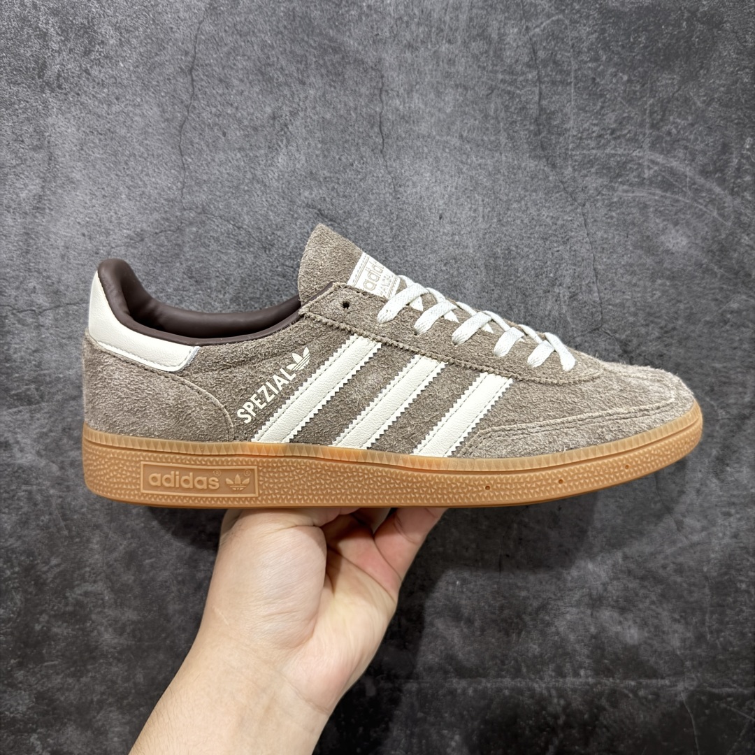  
【纯原版】Adidas Handball Spezial  阿迪达斯经典款牛皮复古休闲板鞋 棕白生胶