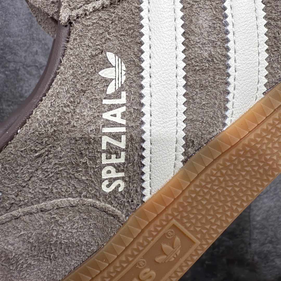  
【纯原版】Adidas Handball Spezial  阿迪达斯经典款牛皮复古休闲板鞋 棕白生胶