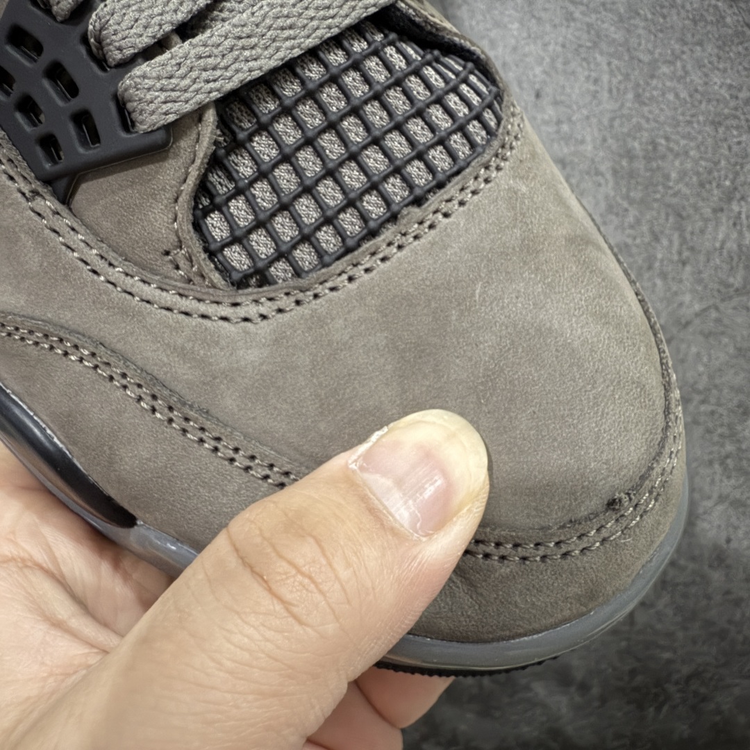 图片[5]-【原厂版】Air Jordan 4 Retro \”Cave Stone\” AJ4 乔4摩卡 FV5029-200 全新升级改良 原鞋原楦原纸板同源开发 完美呈现乔4的版型 内侧正确双色网格 还原细节 原厂皮料 正确气垫颜色 正确网格工艺 正确拉帮工艺 全鞋原装材料制作 原档案原模具打造 支持全方位与正品对比 尺码：40 40.5 41 42 42.5 43 44 44.5 45 46 47.5-选品中心