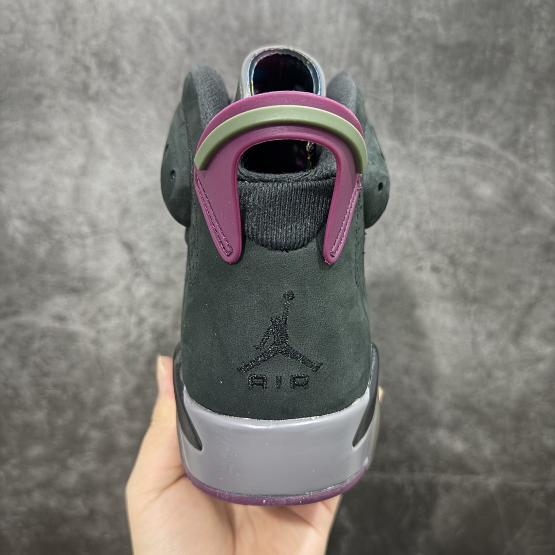 图片[4]-【原厂版本】 Air Jordan AJ6 Retro \”bordeaux\” 灰黑紫 酒红波尔多 CT8529-063 原楦原纸板 正品既视感十足‼️ 采购原厂皮料 到手可放心比对原鞋 上脚百分百充当正品驾驭 真正原装公司级完美鞋型 一切细节实拍所见所得！纸板中底、钢印 完美版型 一应俱全外贸专供 发国外寄售可稳妥充正操作 尺码：40 40.5 41 42 42.5 43 44 44.5 45 46 47.5-选品中心