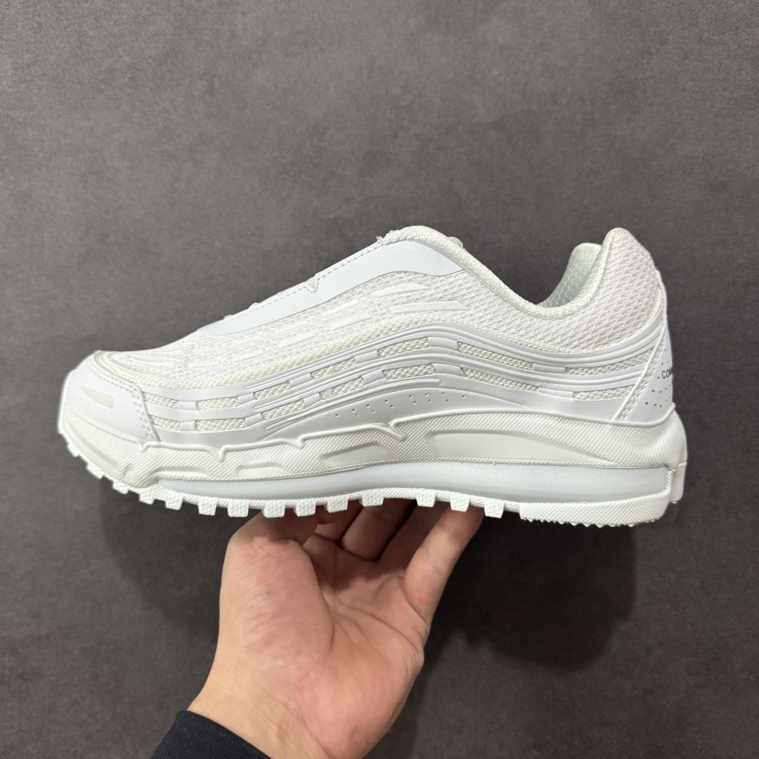 图片[2]-【外贸版】NiKe Air Max TL 2.5 耐克全掌气垫 减震 耐磨 休闲跑步鞋FZ4110-018 外贸工厂出品 整体细节版型做的OK 清洁度很高 外贸爆款 这两年复古风格鞋款在街头出镜率不低，再加上侃爷上脚带节奏，让 Air Max TL 2.5 又火了一把，Air Max TL 2.5复刻自经典 Air Max TL 系列，保留了 2000 年代初的设计精髓，同时融入现代细节，兼具复古与潮流气息，以 Air Max 97 为灵感设计 搭配全掌式 Max Air 气垫提供卓越的缓震性能，长时间穿着时脚感柔软，适合日常通勤或休闲活动。鞋垫与中底结合良好，支撑性佳，减轻脚部疲劳，无论是步行还是站立都能保持舒适 尺码：36-45没半码-选品中心