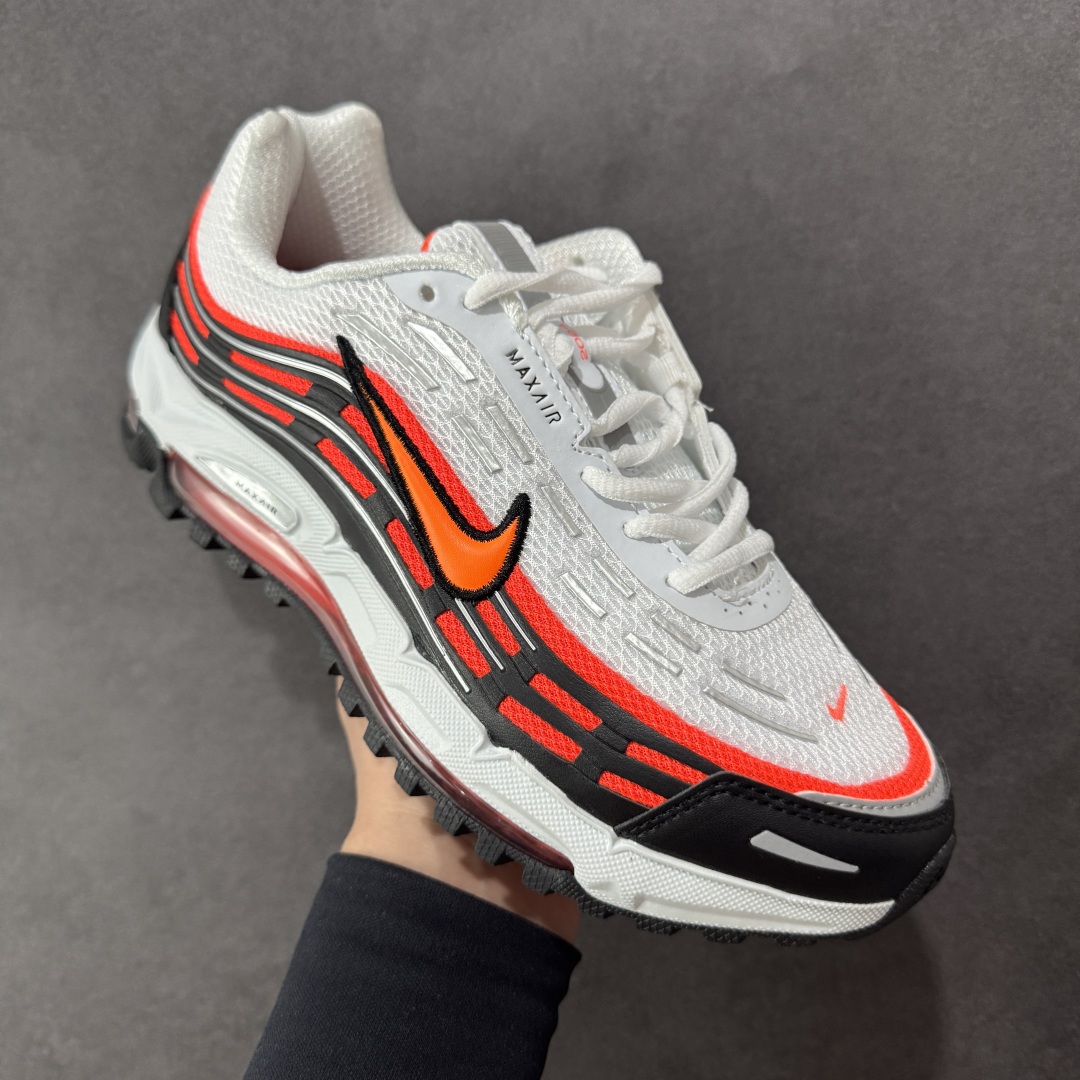 图片[3]-【外贸版】NiKe Air Max TL 2.5 耐克全掌气垫 减震 耐磨 休闲跑步鞋FZ4110-001 外贸工厂出品 整体细节版型做的OK 清洁度很高 外贸爆款 这两年复古风格鞋款在街头出镜率不低，再加上侃爷上脚带节奏，让 Air Max TL 2.5 又火了一把，Air Max TL 2.5复刻自经典 Air Max TL 系列，保留了 2000 年代初的设计精髓，同时融入现代细节，兼具复古与潮流气息，以 Air Max 97 为灵感设计 搭配全掌式 Max Air 气垫提供卓越的缓震性能，长时间穿着时脚感柔软，适合日常通勤或休闲活动。鞋垫与中底结合良好，支撑性佳，减轻脚部疲劳，无论是步行还是站立都能保持舒适 尺码：36-45没半码-选品中心