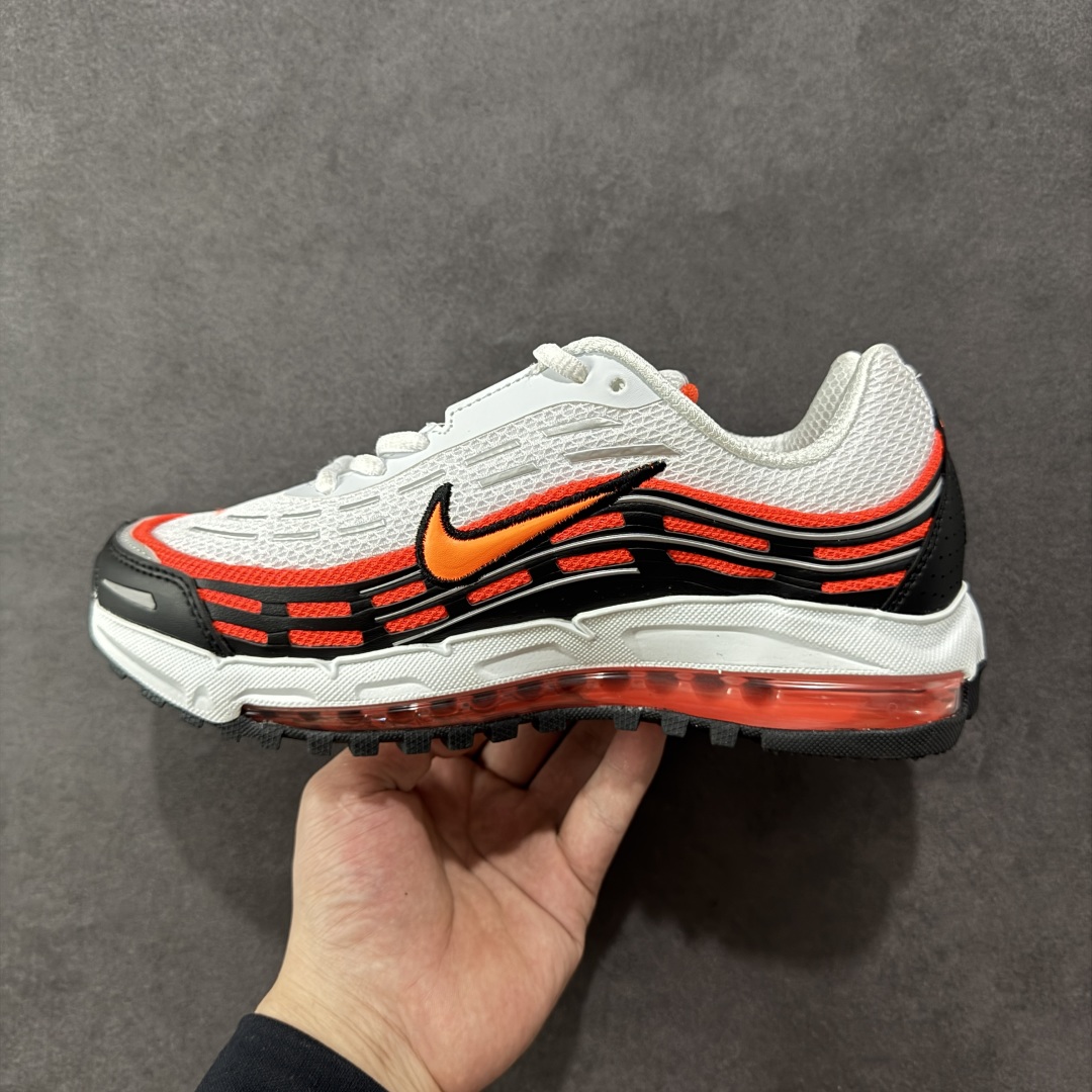 图片[2]-【外贸版】NiKe Air Max TL 2.5 耐克全掌气垫 减震 耐磨 休闲跑步鞋FZ4110-001 外贸工厂出品 整体细节版型做的OK 清洁度很高 外贸爆款 这两年复古风格鞋款在街头出镜率不低，再加上侃爷上脚带节奏，让 Air Max TL 2.5 又火了一把，Air Max TL 2.5复刻自经典 Air Max TL 系列，保留了 2000 年代初的设计精髓，同时融入现代细节，兼具复古与潮流气息，以 Air Max 97 为灵感设计 搭配全掌式 Max Air 气垫提供卓越的缓震性能，长时间穿着时脚感柔软，适合日常通勤或休闲活动。鞋垫与中底结合良好，支撑性佳，减轻脚部疲劳，无论是步行还是站立都能保持舒适 尺码：36-45没半码-选品中心