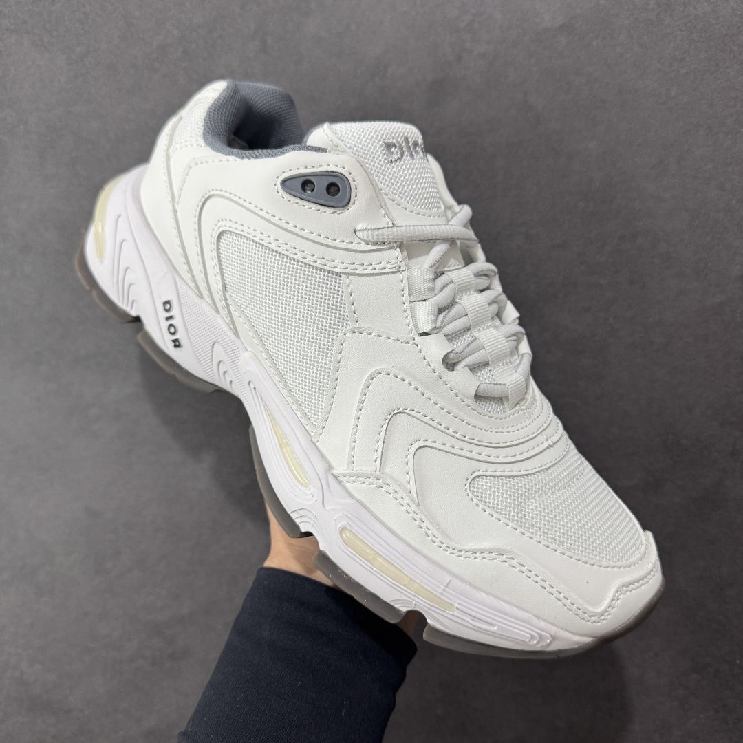 图片[3]-【广东纯原版】DIOR迪奥CD1低帮运动休闲鞋。鞋舌饰以“DIOR”标志，搭配轻盈的橡胶鞋底。鞋面采用透气网面，夏季必备单品 可与各式休闲或运动单品随心搭配。 尺码：40，41，42，43，44，45 男款，运动鞋码！-选品中心