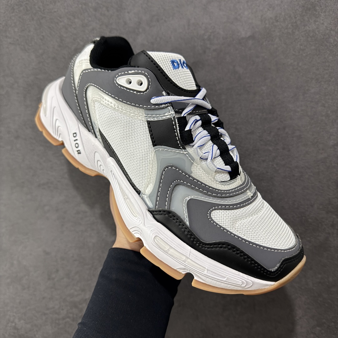 图片[3]-【广东纯原版】DIOR迪奥CD1低帮运动休闲鞋。鞋舌饰以“DIOR”标志，搭配轻盈的橡胶鞋底。鞋面采用透气网面，夏季必备单品 可与各式休闲或运动单品随心搭配。 尺码：40，41，42，43，44，45 男款，运动鞋码！-选品中心