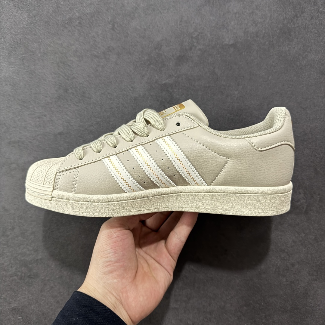 图片[2]-【定制版】AD Originals Superstar x Stussy 棕白 采用全新头层拼接皮革材质 后跟采用特色3D立体印字 渠道正品订单 诠释市场最高工艺水平 全鞋进口头层皮料打造 区别市面普通真标版本，进出专柜无压力 货号：SD6811 尺码：36-45-选品中心
