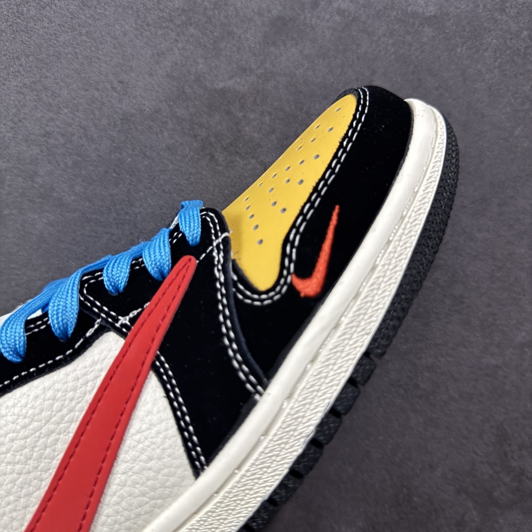 图片[4]-【定制版】Air Jordan 1 xavis Scott AJ1倒勾 乔一倒钩 斯图西联名款 低帮文化篮球鞋 完美品质出货 细节如图所示 鞋面切割工整 冲孔整齐干净 中底拉帮线 货号： XB1979 003 尺码： 36 36.5 37.5 38 38.5 39 40 40.5 41 42 42.5 43 44 45-选品中心