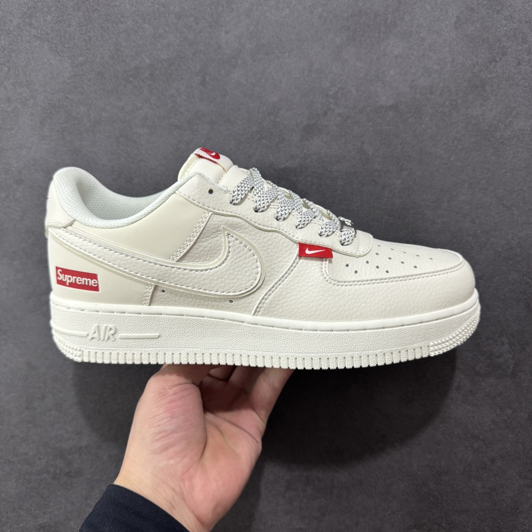 【定制版】海外限量发售!公司级NIke Air Force 1 \'07 Low “Supreme联名——百搭米色”空军一号 低帮 运动鞋 休闲鞋 折边针车 工艺难度大 原楦头原纸板 原装鞋盒 定制五金配件 内置全掌气垫 原厂鞋底 货号:CS5288-011 尺码:36 36.5 37.5 38 38.5 39 40 40.5 41 42 42.5 43 44 44.5 45-选品中心