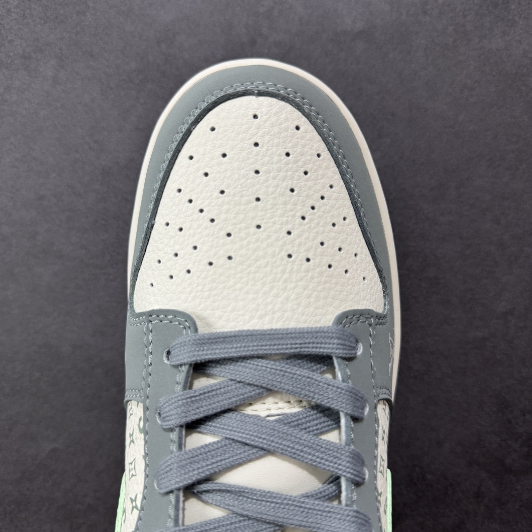  
【定制版】Nike SB Dunk Low LV联名 青灰 周年高端定制 低帮休闲板鞋 ZH2598