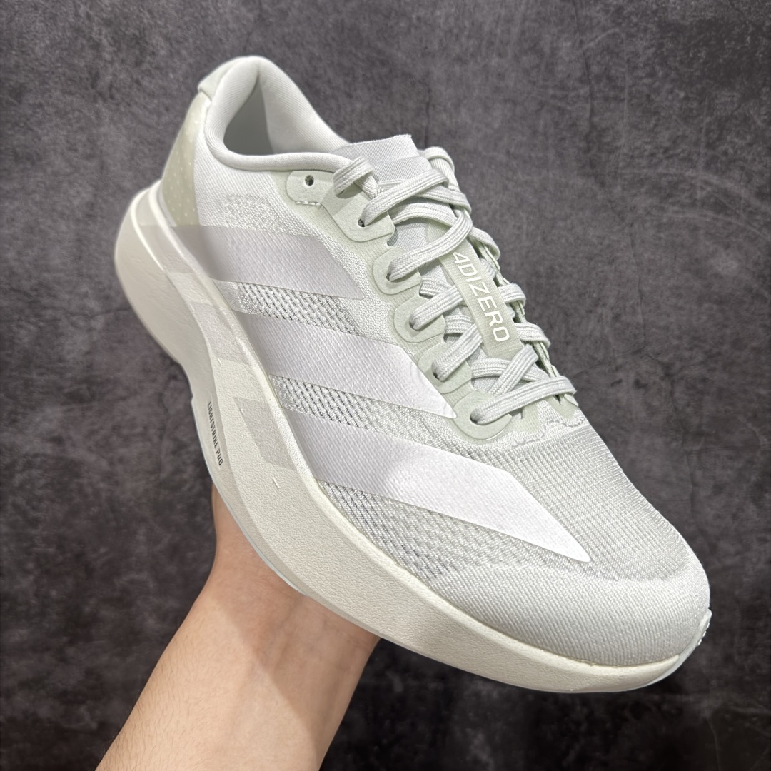 图片[3]-【PK版】AD Adizero Evo SL M 零度系列马拉松轻量竞速运动跑鞋 JR5840 薄荷绿 原材料 内置碳板 原厂网纱潮流 超临界发泡大底 脚感软弹度与原版非常接近 细节目前市场最接近原版品质 尺码：36 36.5 37.5 38 38.5 39 40 40.5 41 42 42.5 43 44 44.5 45 46-选品中心