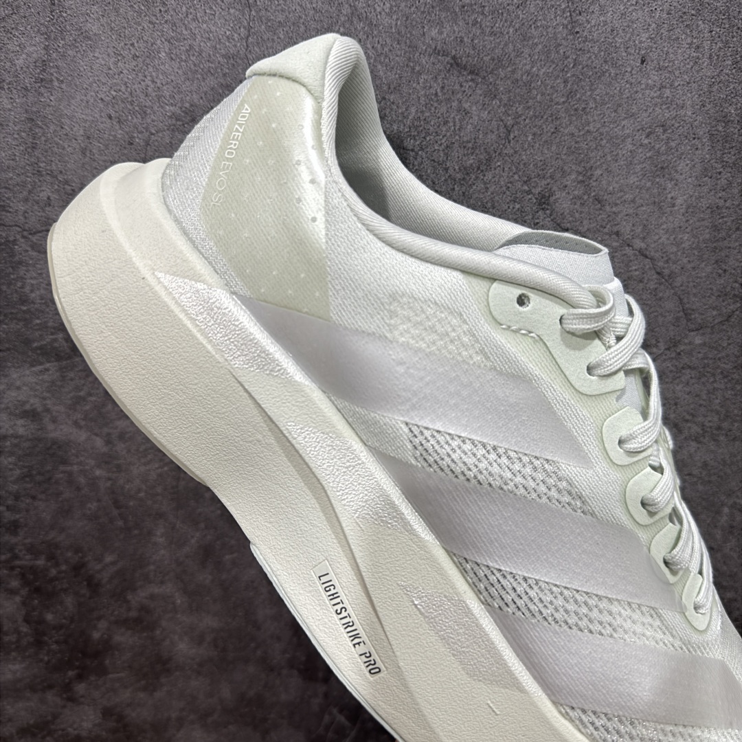 图片[7]-【PK版】AD Adizero Evo SL M 零度系列马拉松轻量竞速运动跑鞋 JR5840 薄荷绿 原材料 内置碳板 原厂网纱潮流 超临界发泡大底 脚感软弹度与原版非常接近 细节目前市场最接近原版品质 尺码：36 36.5 37.5 38 38.5 39 40 40.5 41 42 42.5 43 44 44.5 45 46-选品中心