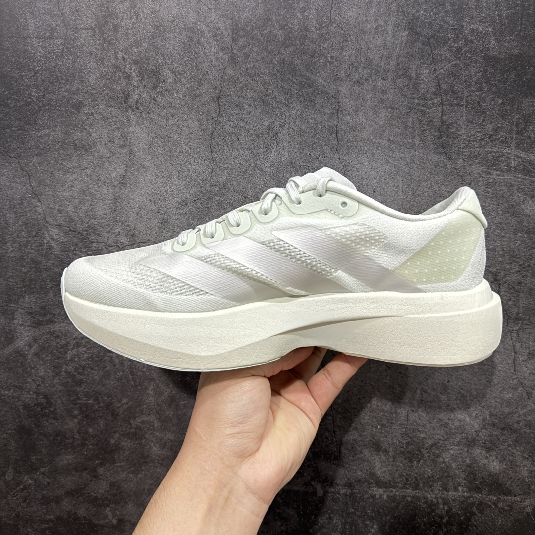 图片[2]-【PK版】AD Adizero Evo SL M 零度系列马拉松轻量竞速运动跑鞋 JR5840 薄荷绿 原材料 内置碳板 原厂网纱潮流 超临界发泡大底 脚感软弹度与原版非常接近 细节目前市场最接近原版品质 尺码：36 36.5 37.5 38 38.5 39 40 40.5 41 42 42.5 43 44 44.5 45 46-选品中心