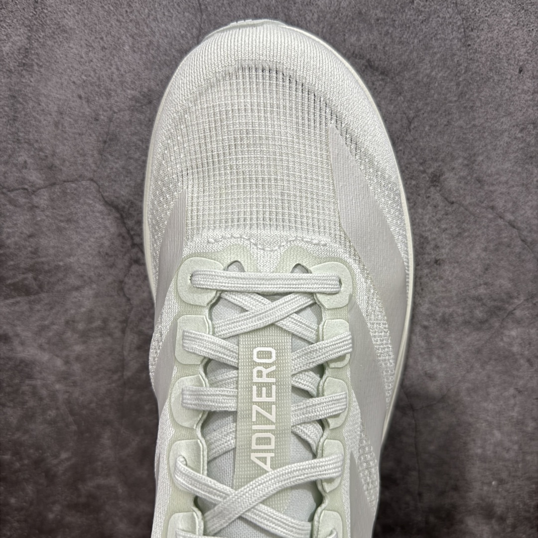 图片[5]-【PK版】AD Adizero Evo SL M 零度系列马拉松轻量竞速运动跑鞋 JR5840 薄荷绿 原材料 内置碳板 原厂网纱潮流 超临界发泡大底 脚感软弹度与原版非常接近 细节目前市场最接近原版品质 尺码：36 36.5 37.5 38 38.5 39 40 40.5 41 42 42.5 43 44 44.5 45 46-选品中心