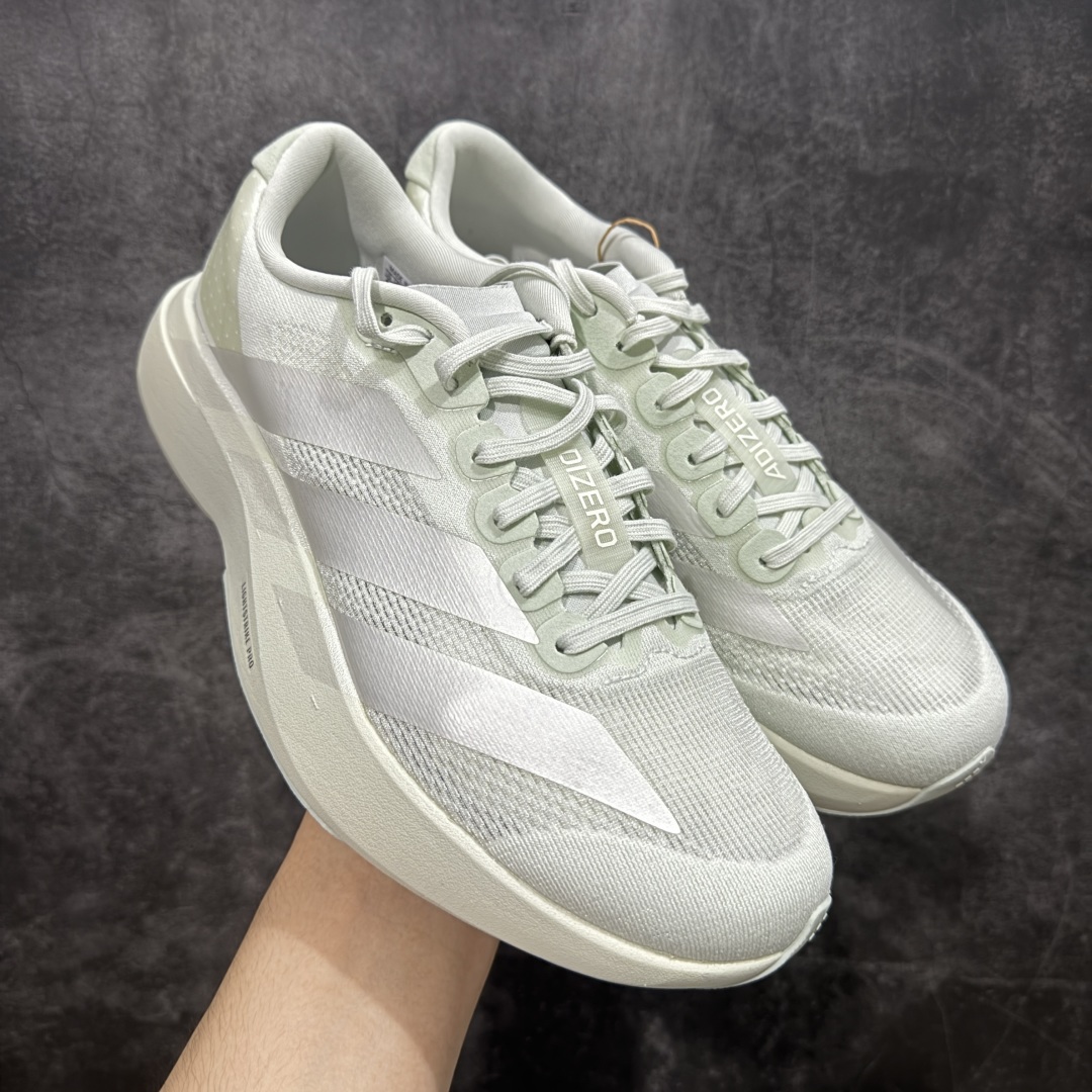 【PK版】AD Adizero Evo SL M 零度系列马拉松轻量竞速运动跑鞋 JR5840 薄荷绿 原材料 内置碳板 原厂网纱潮流 超临界发泡大底 脚感软弹度与原版非常接近 细节目前市场最接近原版品质 尺码:36 36.5 37.5 38 38.5 39 40 40.5 41 42 42.5 43 44 44.5 45 46-选品中心