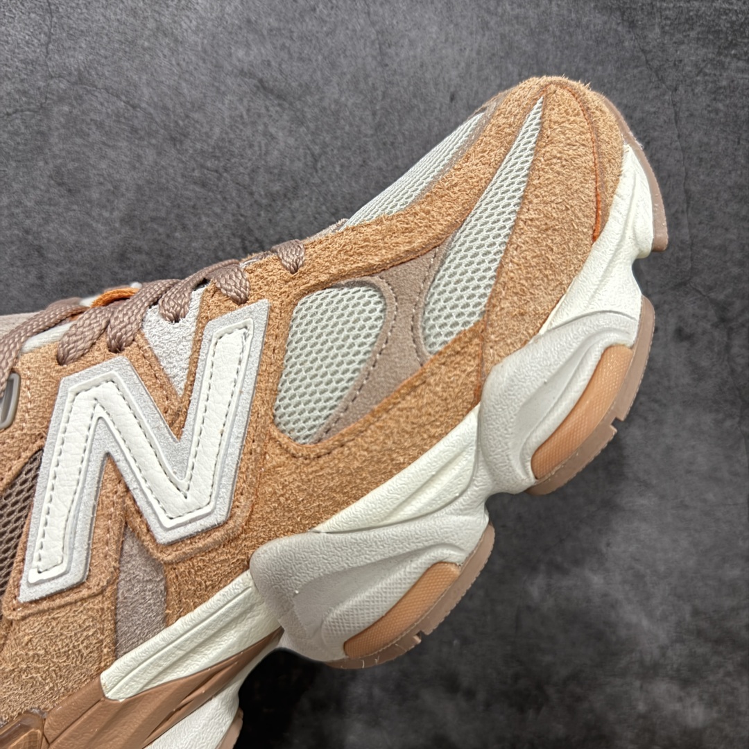 图片[6]-【纯原版】 New Balance NB9060 联名款 复古休闲运动慢跑鞋 粉棕色U9060WCW 全套原楦原纸板原厂数据开发 进口三明治网面 原装进口翻毛皮料正确绒感卡色 正确中底拉帮中底网布细节 原厂标裁 带紫光防伪 定制后跟透明水晶模块 冲裁组合 大底贴合程度胶水上色把控完美 整洁度挑战全网艺术家 多道序QC把关品质完善 匠心打造 耗时两个月开发完成 工艺极其复杂难度可想而知 新开独立私模大底 全网唯一正确六层组合大底 高端零售专供产物 尺码：36 37 37.5 38 38.5 39 40 40.5 41 42 42.5 43 44 45 46.5-选品中心