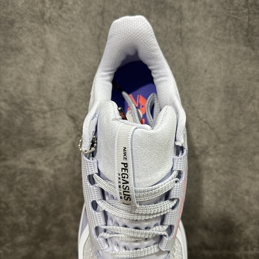 图片[8]-【H11纯原】Nike Pegasus Premium Airscape 舒适百搭减震防滑耐磨透气 低帮跑步鞋     低帮跑步鞋 浅紫配色，简约又不失活力，上脚超吸睛。  它不仅颜值高，性能更是一绝！  全掌气垫科技，减震防滑超耐磨，每一步都能感受到强劲回弹，给双脚舒适支撑。  透气鞋面，跑步时双脚也能自由呼吸。    #独家原包 原底原料 开模打造  #原厂鞋标 高精密准度  #原楦原纸板开发 匹配原版98%以上  #后跟弧度 正确呈现  #原厂皮料 质感无敌  #皮料切割干净 无任何毛边 清洁度细节完美    货号：HQ2592-004    尺码：36 36.5 37.5 38 38.5 39 40 40.5 41 42 42.5 43 44 45 46-选品中心