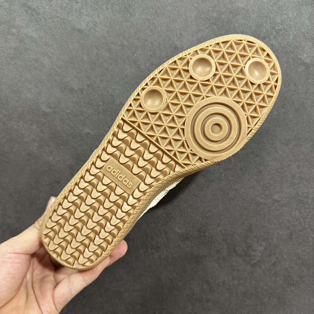 图片[9]-【正确版】Adidas Samba OG 桑巴舞街头系列德训运动板鞋 采用固色翻毛皮组合牛剖革鞋面材质 外置正确3层组合围条加厚烟胶橡胶大底 货号：KK3528 尺码：35 36 36.5 37.5 38 38.5 39 40 40.5 41 42 42.5 43 44 45-选品中心