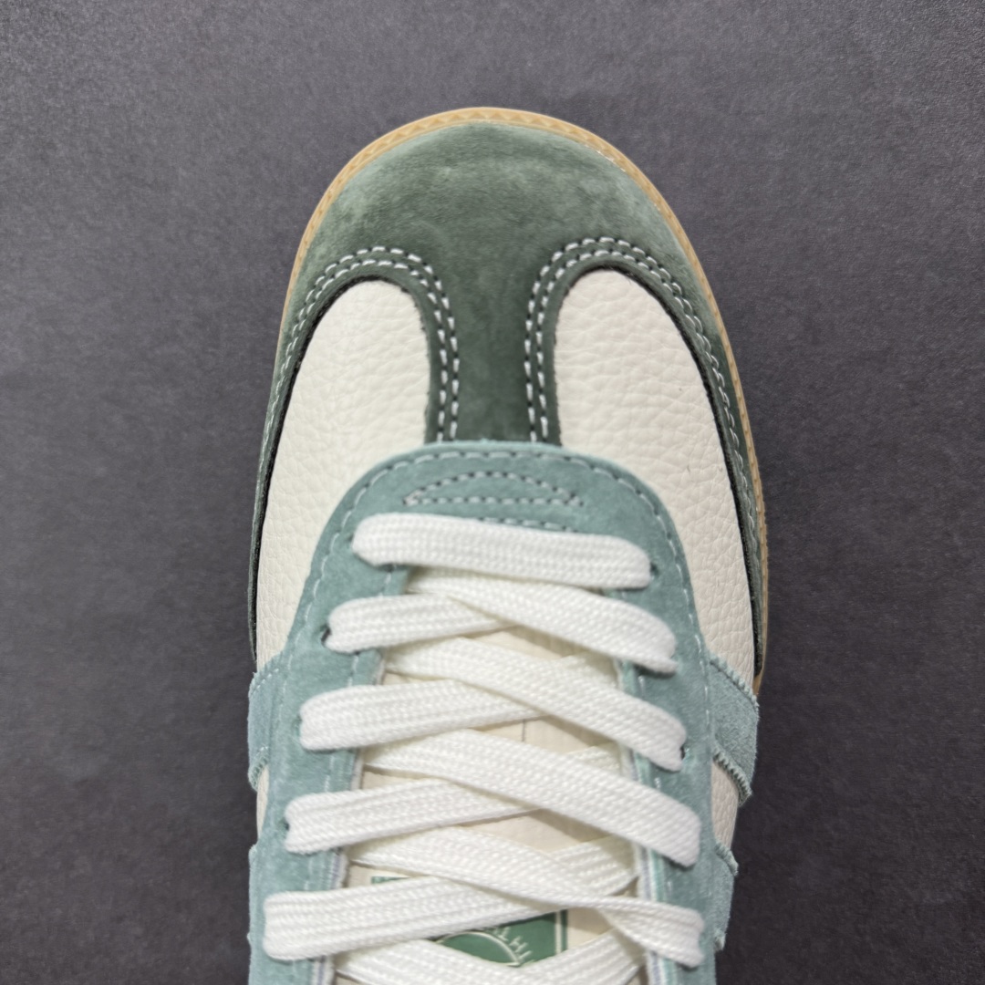 图片[8]-【定制版】adidas originals Samba OG x GUCCI 白绿 桑巴舞系列复古经典轻便板鞋 此款以简约大方的造型设计 给人以随性休闲的时尚格调 穿着舒适轻便，运动灵活自如 满足日常个性穿搭 货号：DX0001 尺码：36 36.5 37 38 38.5 39 40 40.5 41 42 42.5 43 44 44.5 45-选品中心