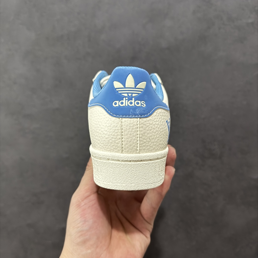  
【定制版】Adidas Originals Superstar x Louis Vuitton 白蓝