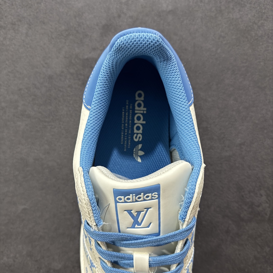  
【定制版】Adidas Originals Superstar x Louis Vuitton 白蓝