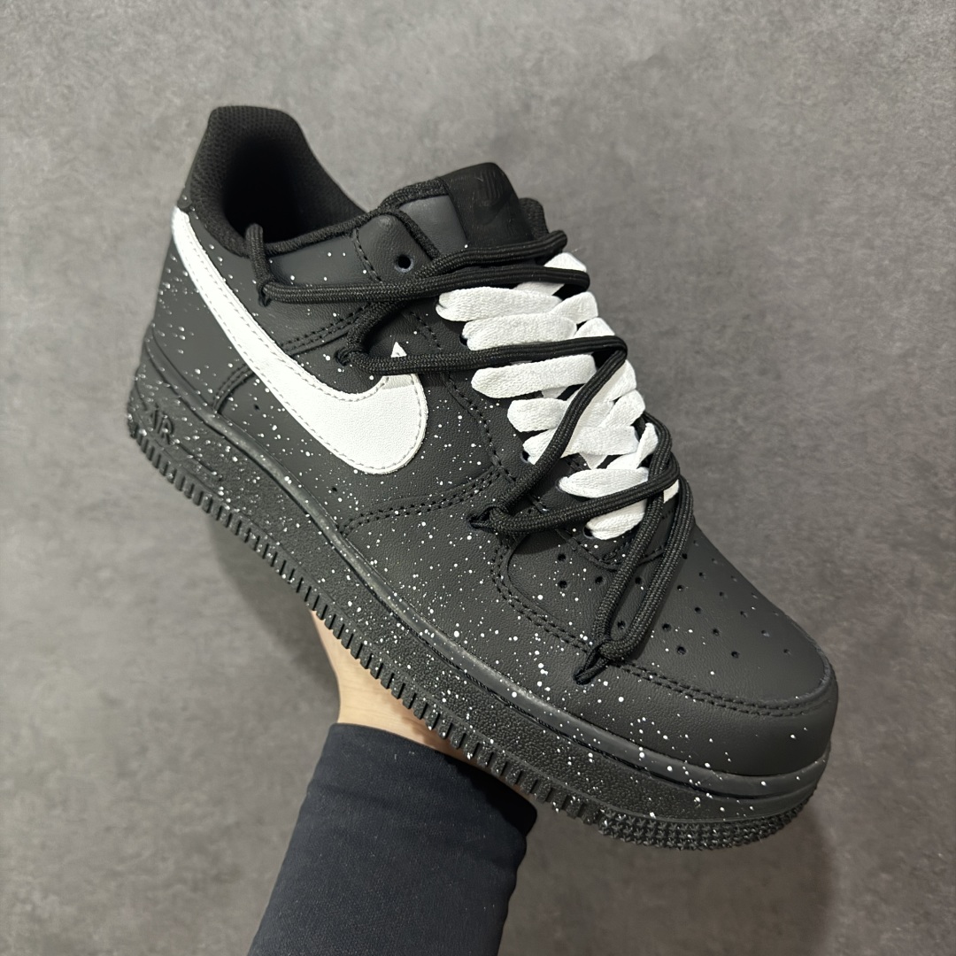 图片[3]-【定制版】Nike Air Force 1\’07 Low 白色满天星泼墨 空军一号低帮休闲板鞋 ZH0316-090  #定制皮料 原厂3D打印 定制鞋盒 原楦原纸板 纯正空军版型 内置全掌气垫  尺码：36 36.5 37.5 38 38.5 39 40 40.5 41 42 42.5 43 44 44.5 45-选品中心