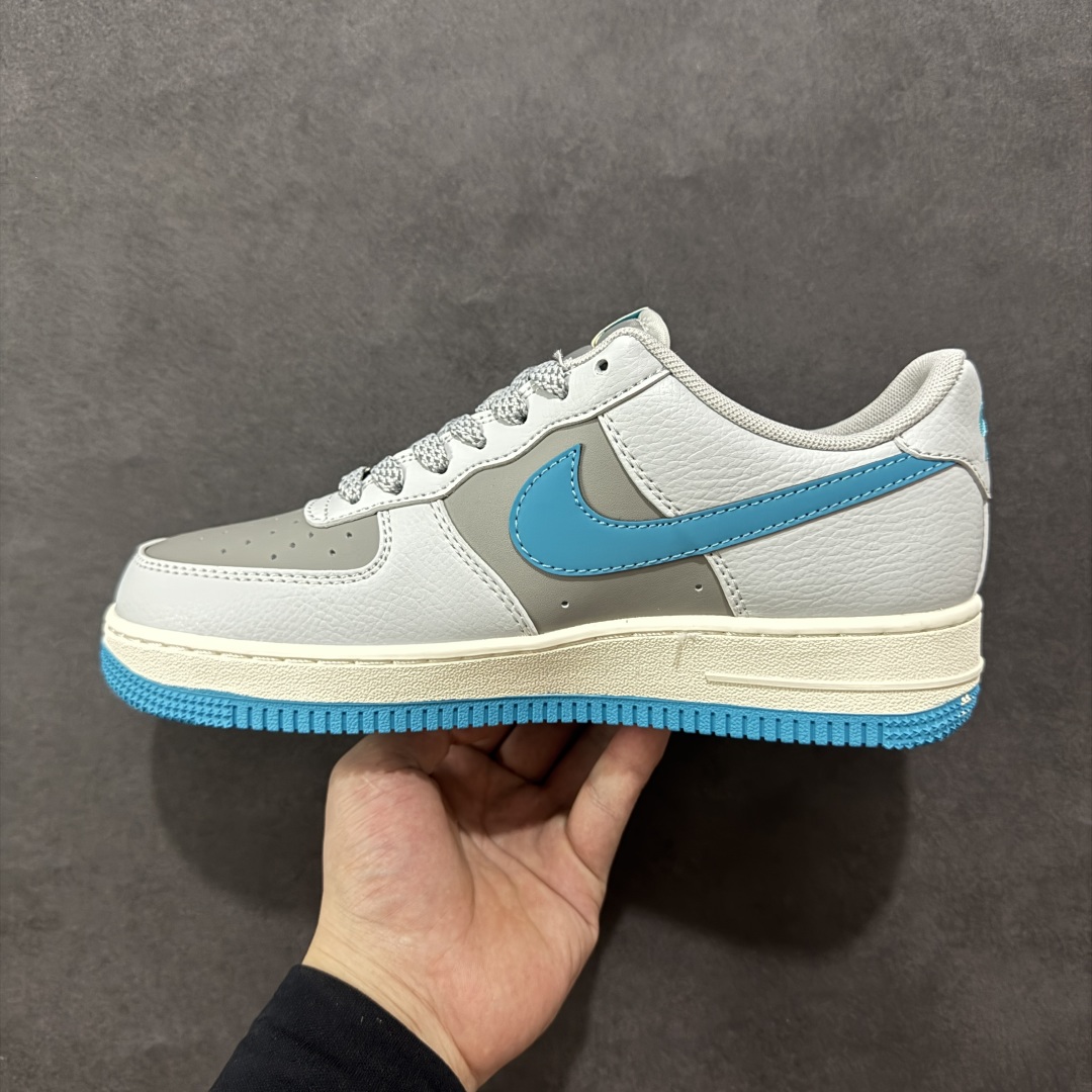 图片[2]-【定制版】Nike Air Force 1\’07 Low LV联名 灰蓝底 空军一号低帮休闲板鞋 JJ2508-704  #原楦头原纸板 原装鞋盒 定制五金配件 内置全掌气垫 原厂鞋底  尺码：36 36.5 37.5 38 38.5 39 40 40.5 41 42 42.5 43 44 44.5 45-选品中心