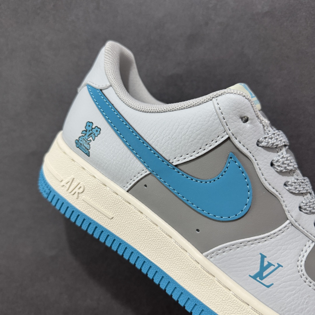 图片[6]-【定制版】Nike Air Force 1\’07 Low LV联名 灰蓝底 空军一号低帮休闲板鞋 JJ2508-704  #原楦头原纸板 原装鞋盒 定制五金配件 内置全掌气垫 原厂鞋底  尺码：36 36.5 37.5 38 38.5 39 40 40.5 41 42 42.5 43 44 44.5 45-选品中心