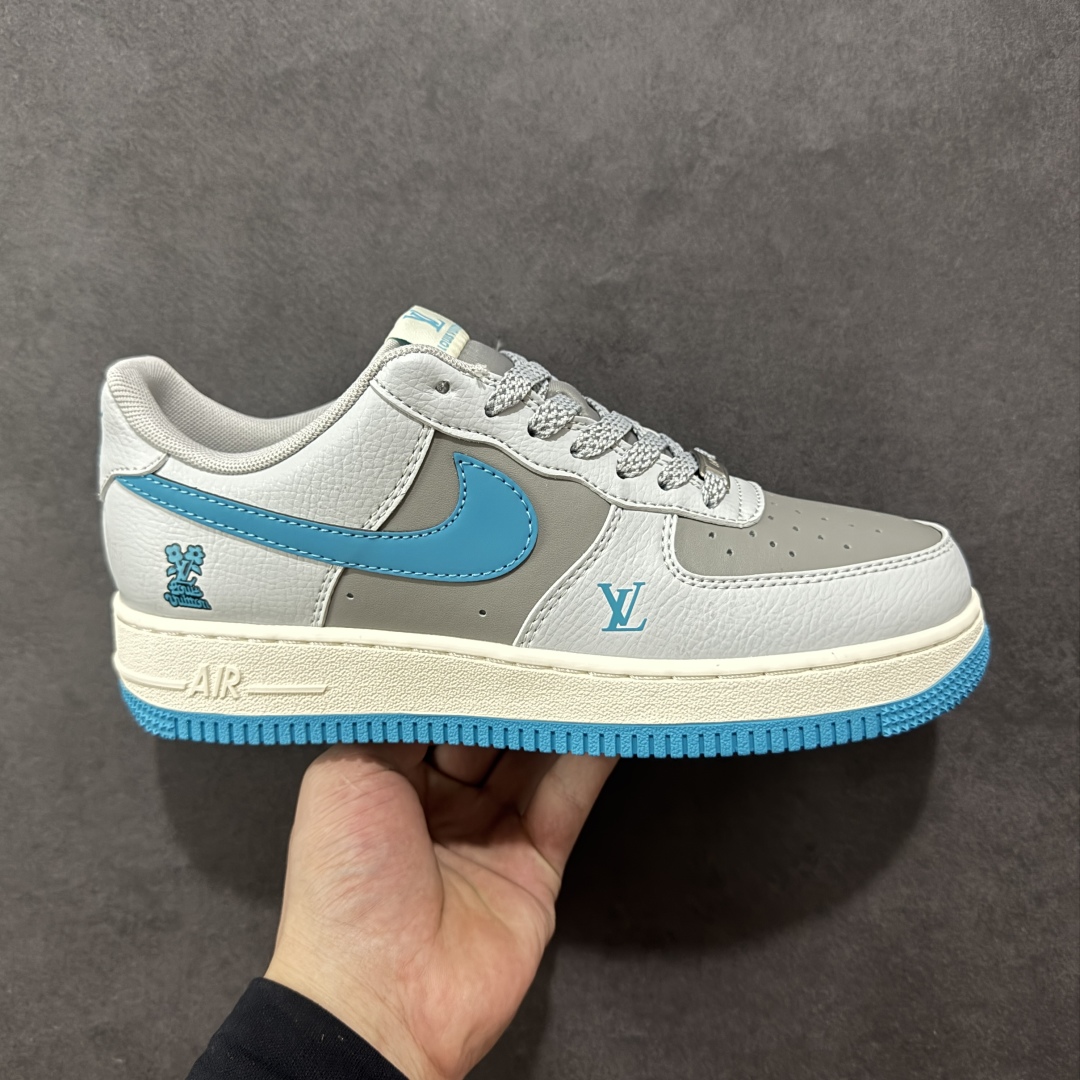 【定制版】Nike Air Force 1\’07 Low LV联名 灰蓝底 空军一号低帮休闲板鞋 JJ2508-704  #原楦头原纸板 原装鞋盒 定制五金配件 内置全掌气垫 原厂鞋底  尺码:36 36.5 37.5 38 38.5 39 40 40.5 41 42 42.5 43 44 44.5 45-选品中心